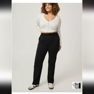 NWT Torrid Perfect Chino Black Pants Midrise